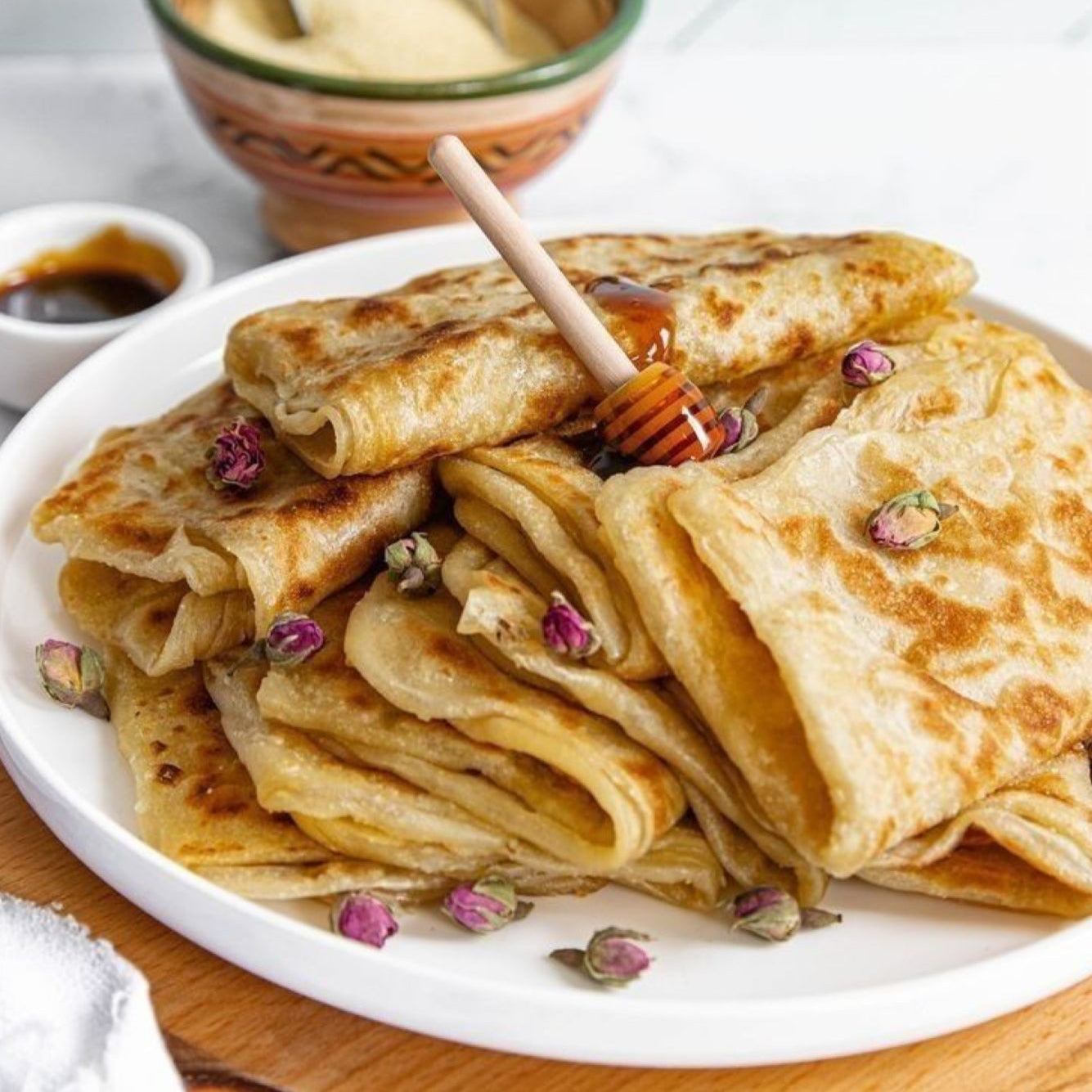 Msemen (Moroccan Crêpe)