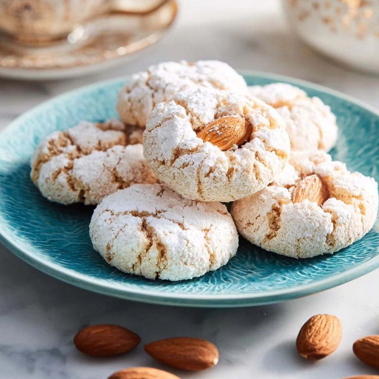 Almond Ghriba (Moroccan Almond Cookies)