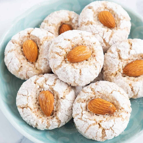 Almond Ghriba (Moroccan Almond Cookies)