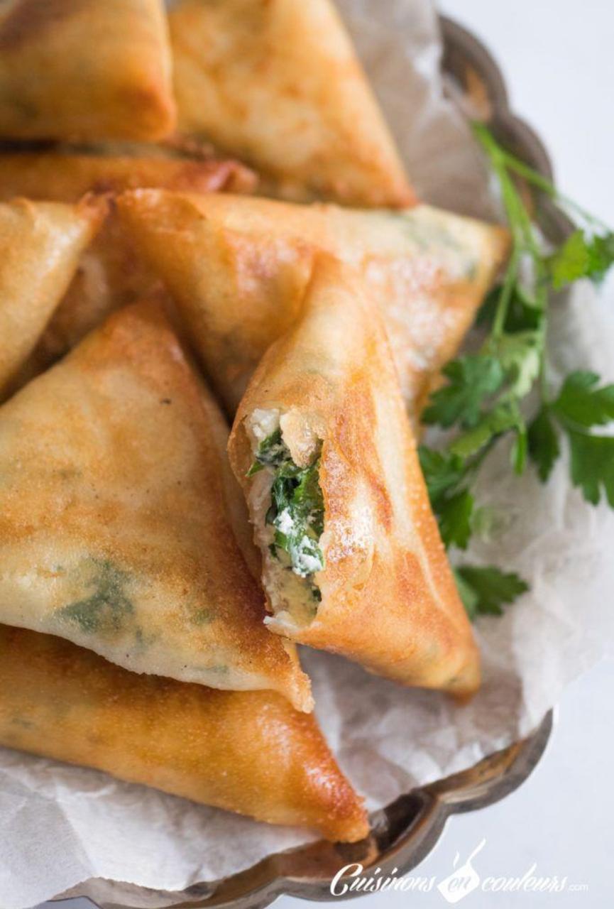 Mini spinach briwat
